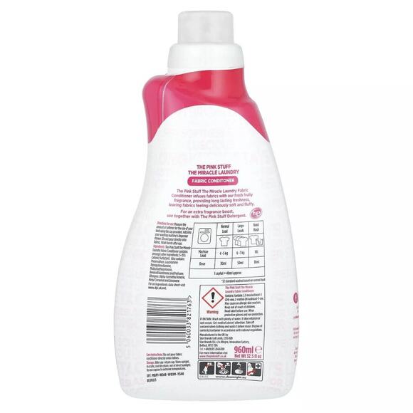 The Miracle Laundry Fabric Conditioner, 32.5 fl oz (960 ml) New The Pink Stuff - Picture 2 of 3